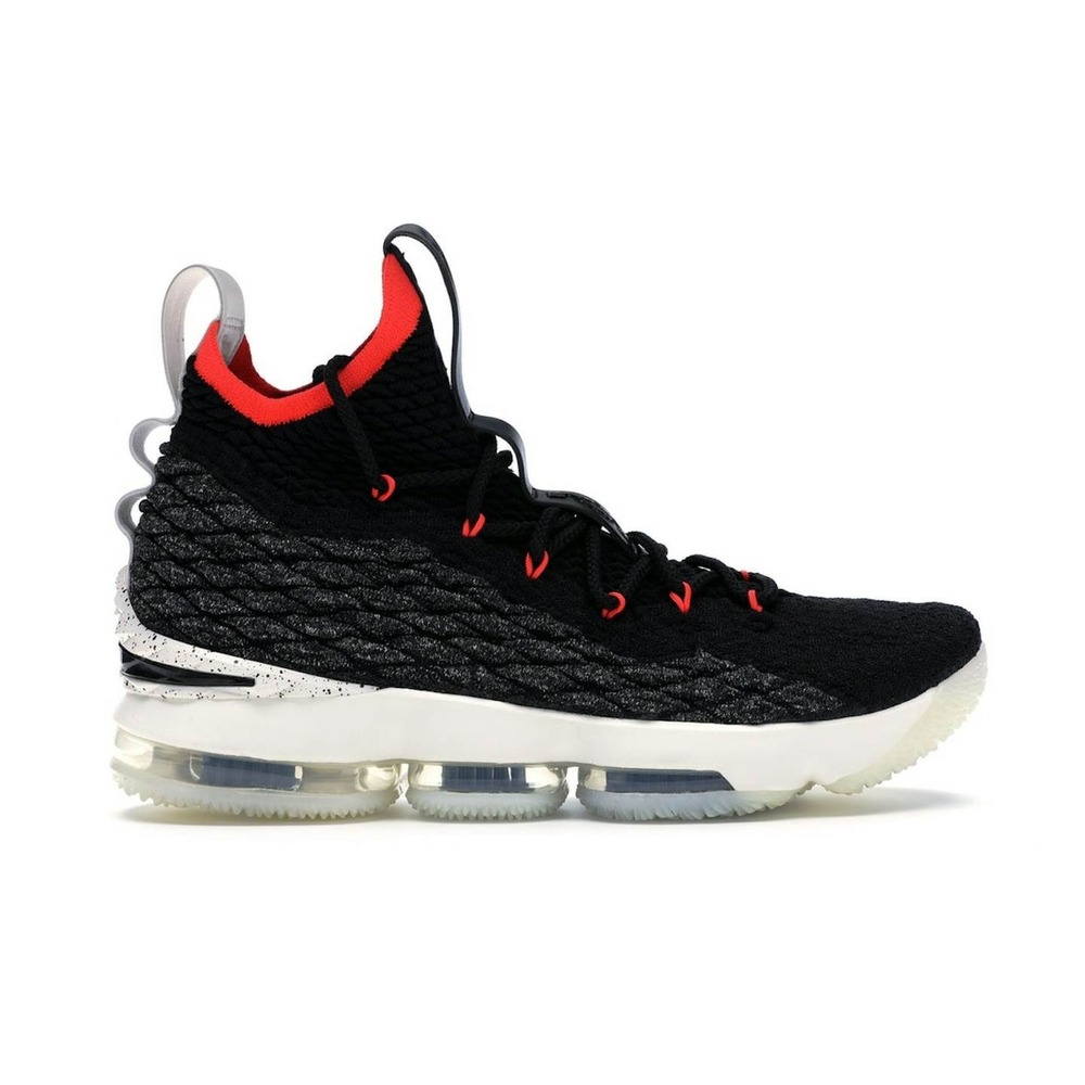 Nike LeBron 15 Ash Black White University Red AO2363-002 Mens 13